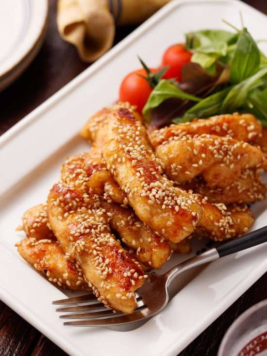 むね肉de甘辛スティックチキン【#作り置き #冷凍保存】 | レシピサイトNadia