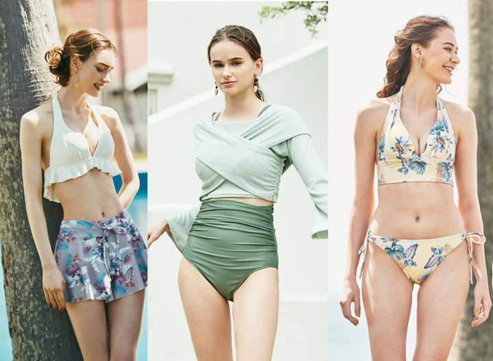 最新水着トレンド：まるで洋服？　意外性のあるデザインが人気　イエロー＆グリーンがキーカラー