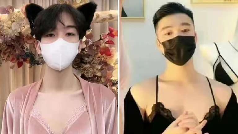 女性の下着販売にネット検閲、代わりに男性モデル起用　中国(1/2) - CNN.co.jp