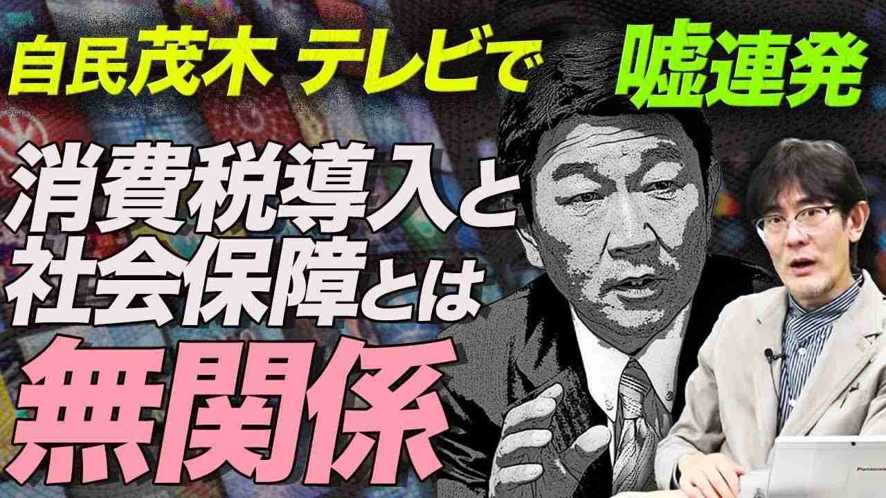 茂木幹事長「消費減税なら年金３割カット」に隠された大嘘（三橋貴明） - YouTube