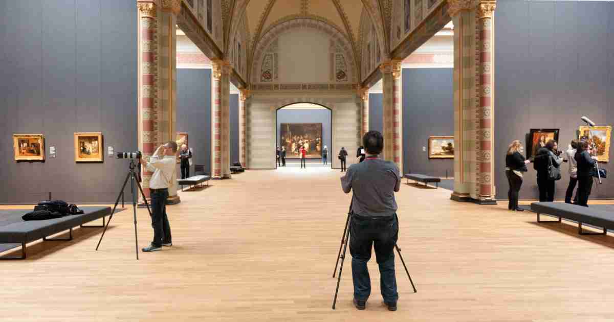 Filming and photographing - Rijksmuseum