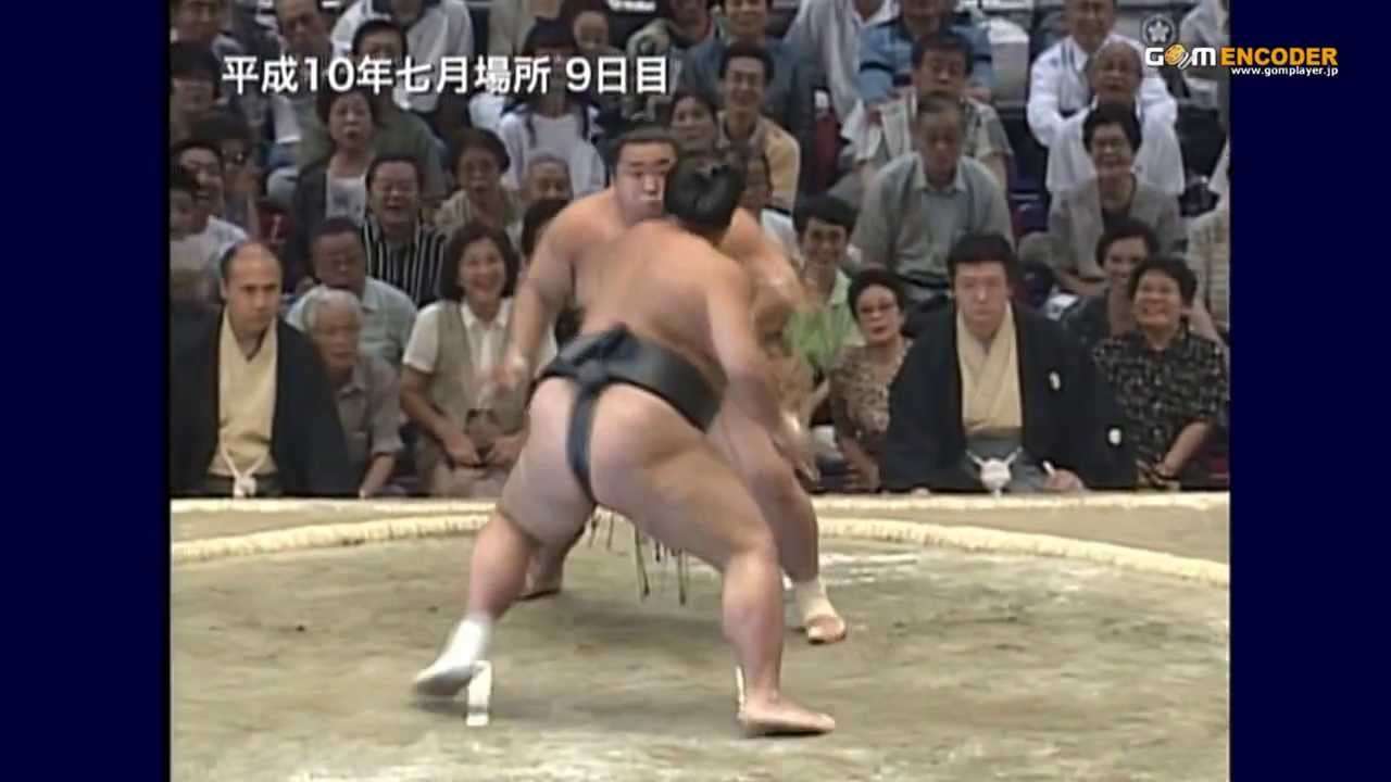 武双山vs千代大海 (平成10年七月場所) - YouTube