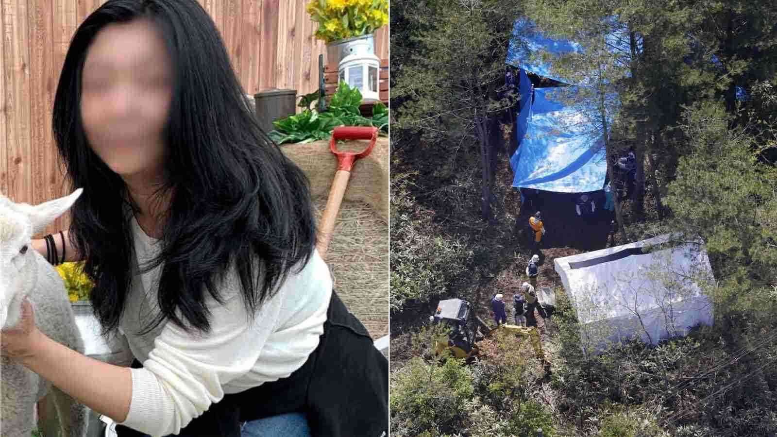 〈秋田コンクリート女性遺体〉「スコップを持って男女4、5人が林に入っていった」土地を所有する出張リラクゼーション店経営の女性と風俗店店長は記者の直撃に…暴力団関係者が関与!?