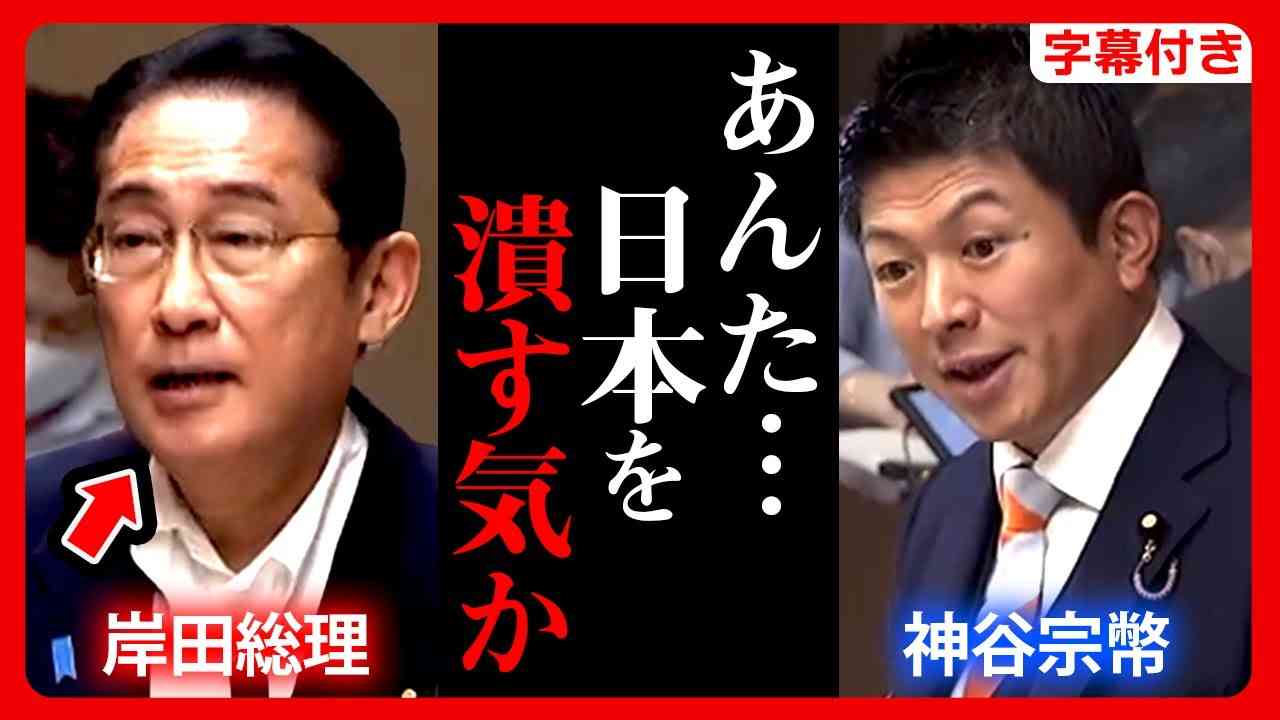 【参政党】遂に直接対決！岸田総理 vs 神谷宗幣！やっと
