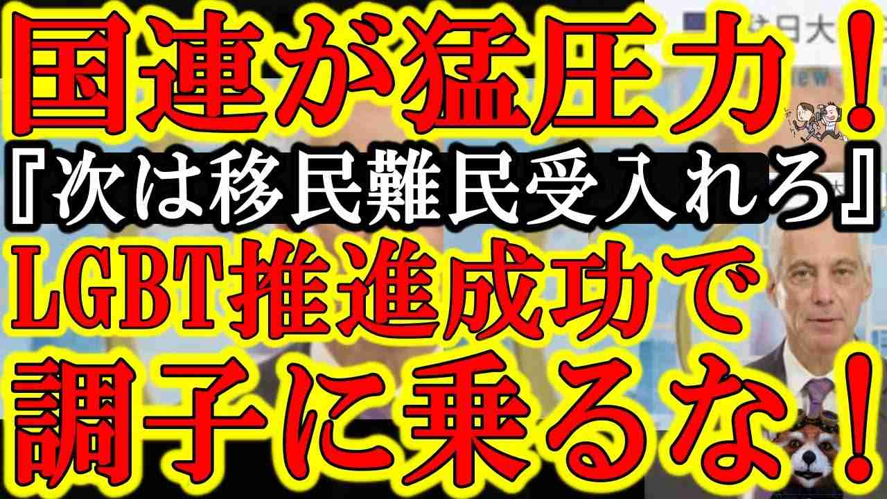 【国連が日本へ猛圧力！『入管法改正？！日本はもっと移民難民受け入れろ！』うるせぇこの野郎！】LGBT押し付け成功で調子乗ってんのか？移民受け入れ推進のNYやスウェーデンは犯罪増加で崩壊寸前じゃねーか！ - YouTube