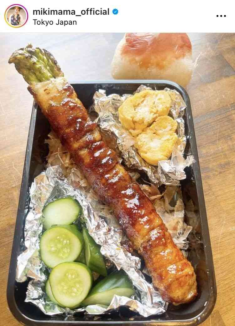 みきママ、大胆な「アスパラ６本巻き弁当」に賛否の声「豪快さ！最高」「切って食べやすくしてあげて」 : スポーツ報知