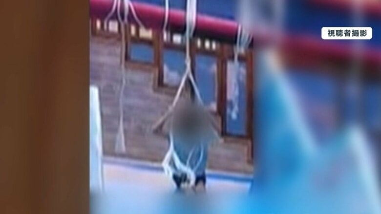【注意喚起】遊具のロープが4歳の娘の“首”に絡まり“宙づり”状態に…母が語る恐怖の瞬間 飲食店のキッズスペースで事故