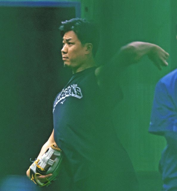 左肘手術の大野雄が初めてボール投げるトレーニング【中日】：中日スポーツ・東京中日スポーツ 