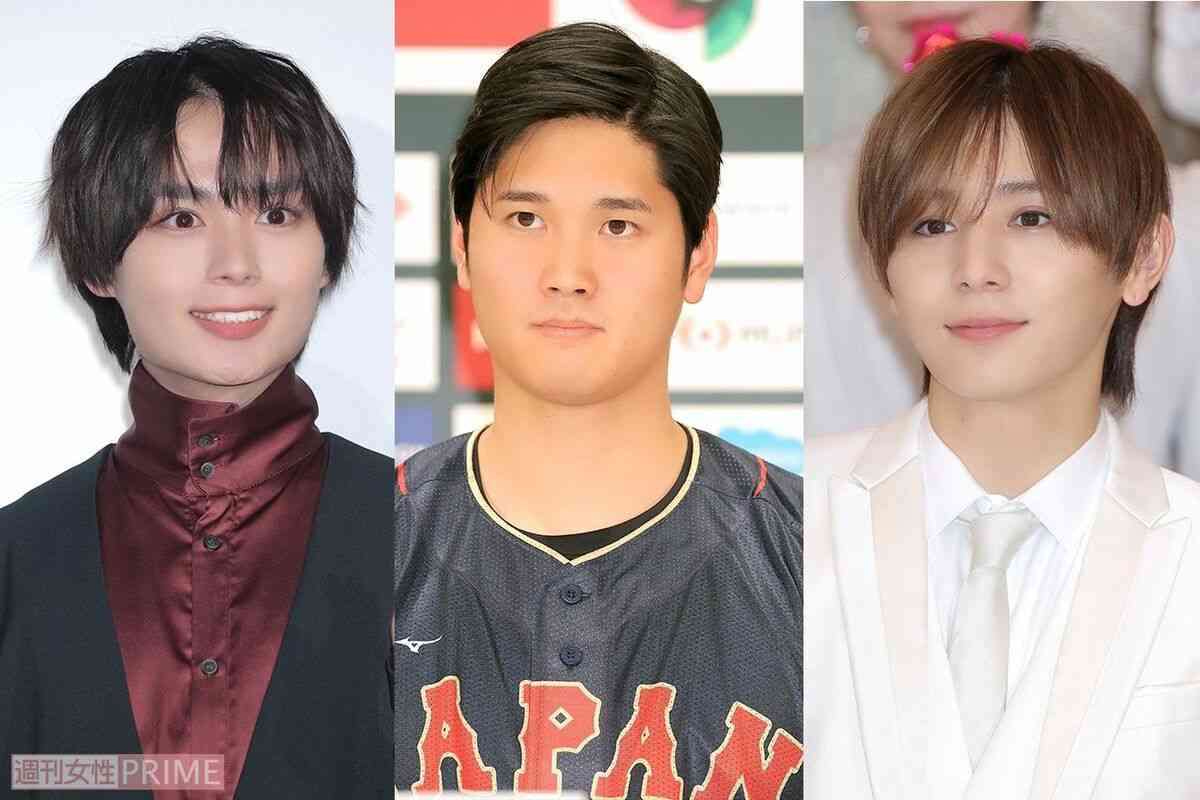 大谷翔平は圧倒的!HOTな新田真剣佑に山田涼介、王道な北村匠海に大西流星、いま「たぬき顔」イケメンがキテる!可愛すぎて出没注意