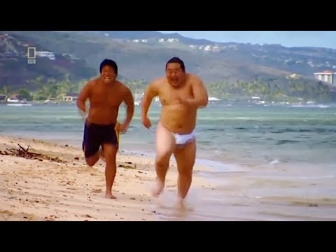 【衝撃】朝青龍のスーパーダッシュ　力士の筋肉 - YouTube