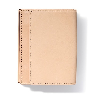 イタリア産ヌメ革　三つ折り財布 | 無印良品