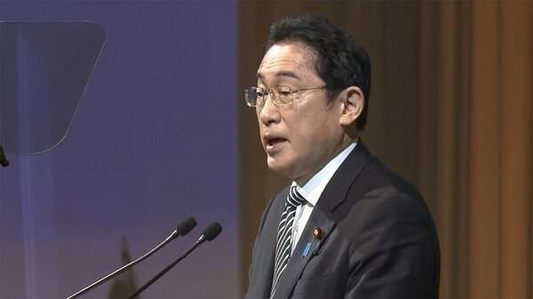岸田首相「時代は憲法の早期改正を求めている」　自民党大会で強調