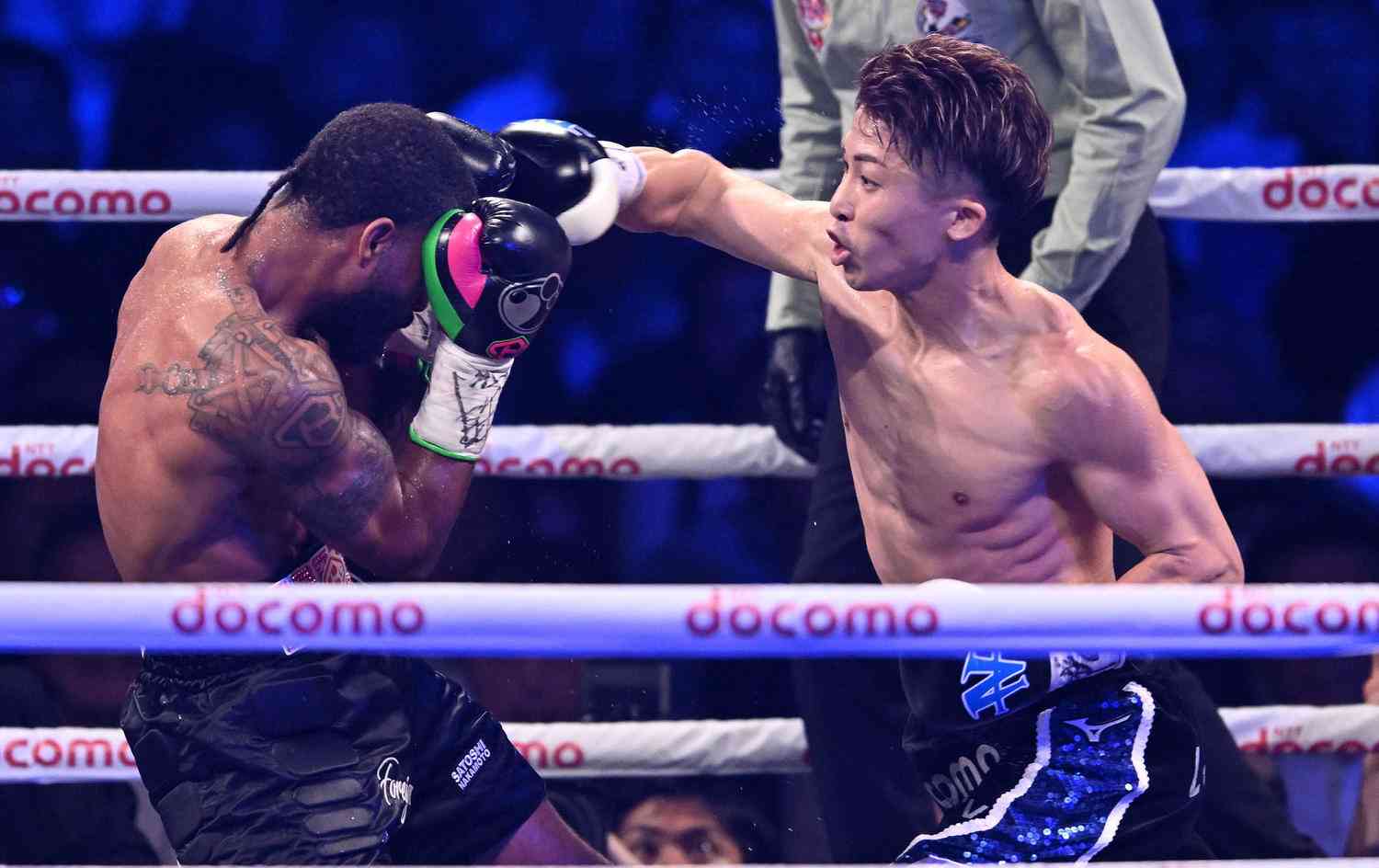 配信映像が「挑戦者カラー」の青みがかる　井上尚弥は５年２カ月ぶりの挑戦者　（日刊スポーツ） - Yahoo!ニュース