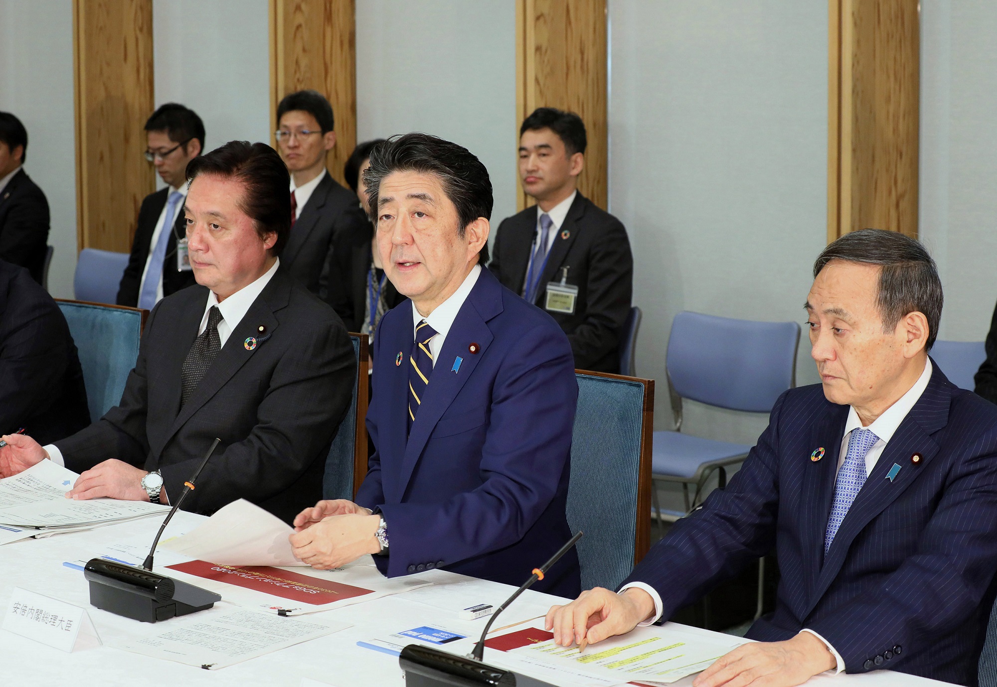 令和元年12月20日 持続可能な開発目標（ＳＤＧｓ）推進本部会合 | 令和元年 | 総理の一日 | ニュース | 首相官邸ホームページ