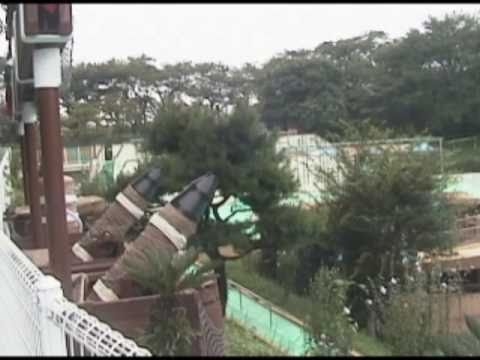 発射！ 噴水大砲「ウォーターキャノン」 - YouTube