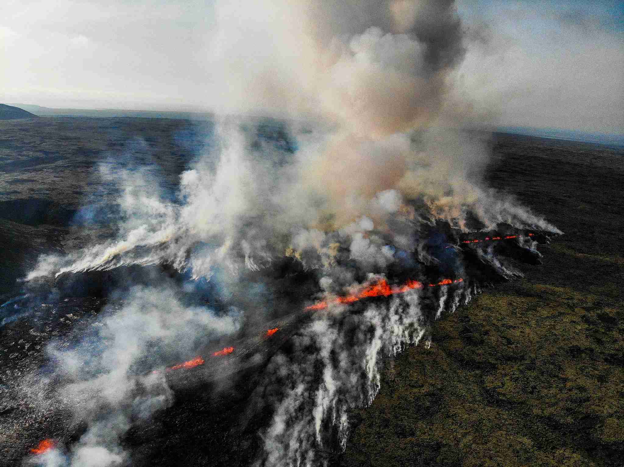 首都近郊の火山噴火 アイスランド（ＡＦＰ＝時事） - Yahoo!ニュース