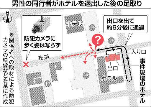 ススキノ殺人　同行者、80メートル先カメラに写らず　車利用か路地逃走か（北海道新聞） - Yahoo!ニュース