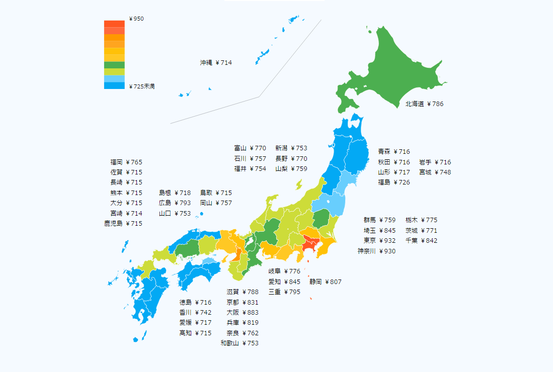 ひと目でわかる！最低賃金