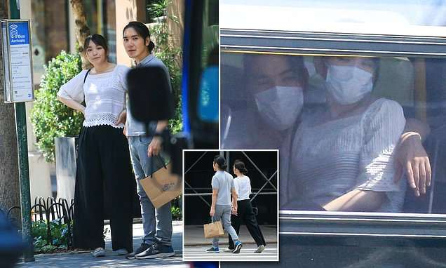 EXCLUSIVE: Princess Mako, 31, is seen riding the New York City BUS with her husband Kei Komuro as couple enjoys very rare outing in the Big Apple - 20 months after she gave up her royal title to wed commoner spouse | Daily Mail Online