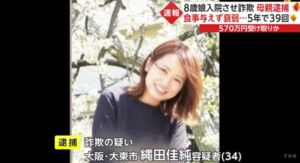 娘を30回入院させ共済金詐取か、母逮捕