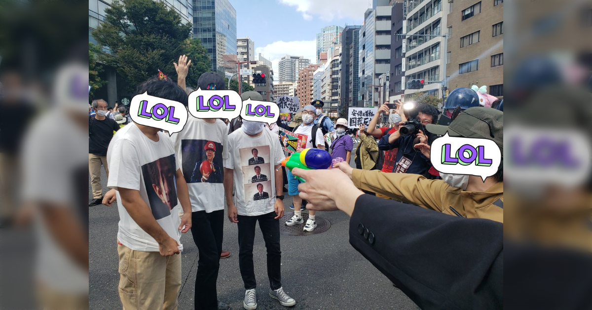 【国葬反対派】安倍元首相の顔写真を的にして射的大会を開催中 - Togetter