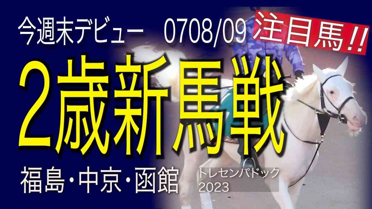 ソダシの弟・カルパも始動 ! ! ２億円の馬も ! 今週末、2歳新馬戦の注目馬を映像チェック ! !  2023年7月08/09日に実戦デビューの新馬。掲載馬の詳細は概要欄に。トレセンパドック2023 - YouTube