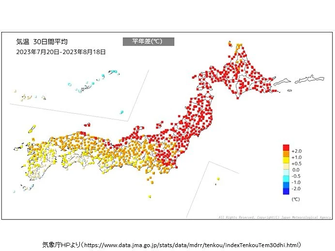 猛暑いつまで?　高温の秋に　秋雨前線や台風の影響は長引く可能性　冬の訪れ遅い