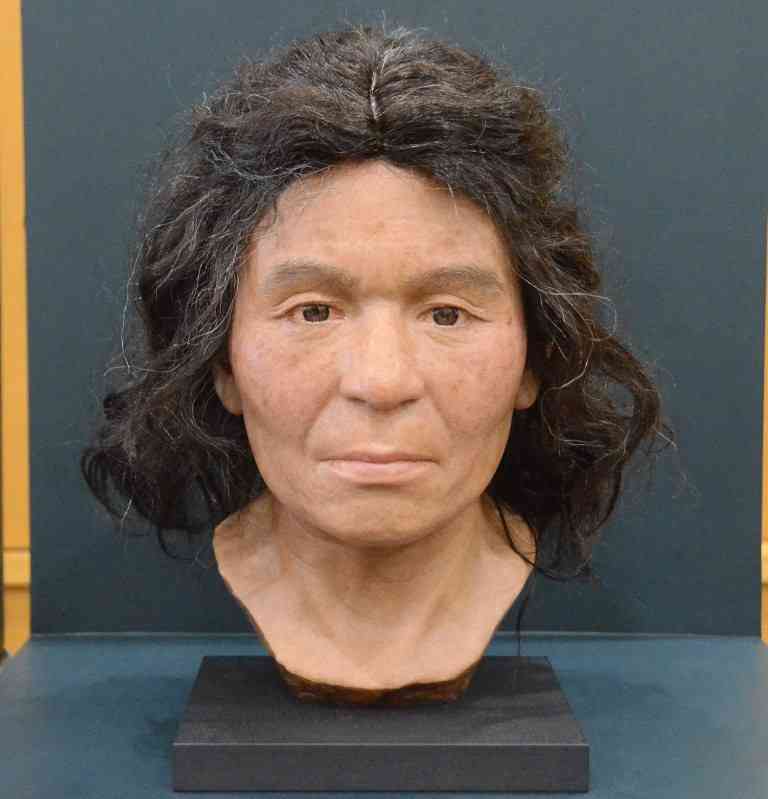 “会いに行ける縄文人”模型の「ゆきえ」さんが今にも動き出しそうなリアルさ 博物館に名前の由来などを聞いた