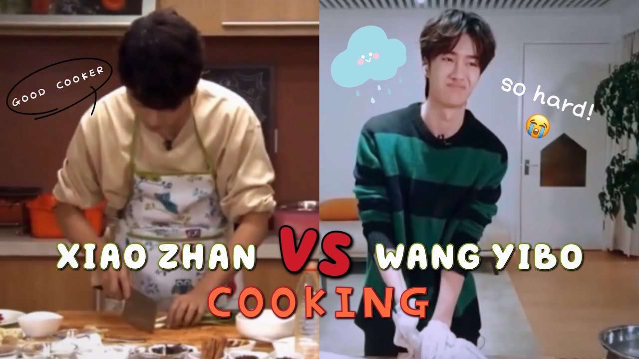 xiao zhan vs wang yibo cooking, who cooks better? - YouTube