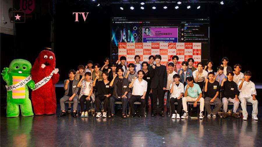 元テレ朝富川悠太アナ15歳長男ら　ジュノン・スーパーボーイ・コンテストBEST30お披露目