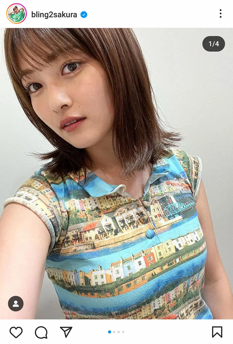 井上咲楽 ロングヘアばっさり!中学以来の大変身にネット反響「どんどん奇麗になっていく」