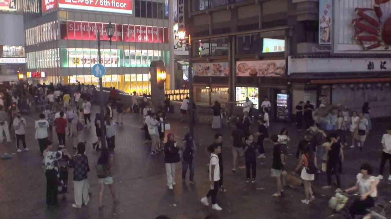 【LIVE】大阪道頓堀ライブカメラ osaka Dotonbori Livecamera