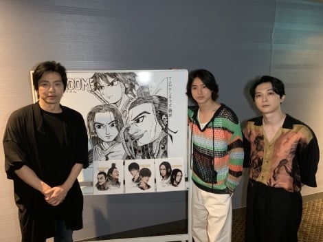 山崎賢人・吉沢亮・大沢たかおが“日本統一”、映画『キングダム』シリーズ初のキャンペーン大盛況