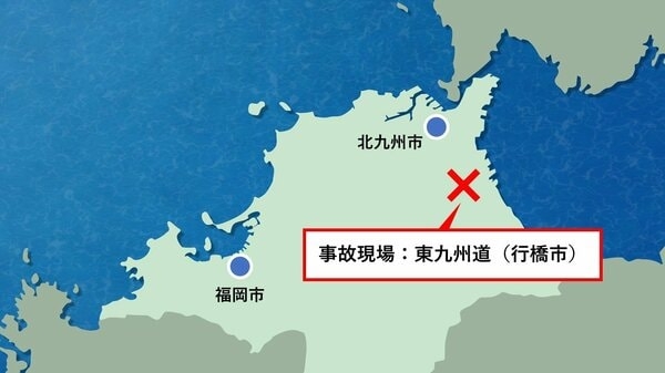 【速報】東九州道で事故　１６人搬送　衝突バスに高校の野球部員ら　福岡・行橋市｜FNNプライムオンライン