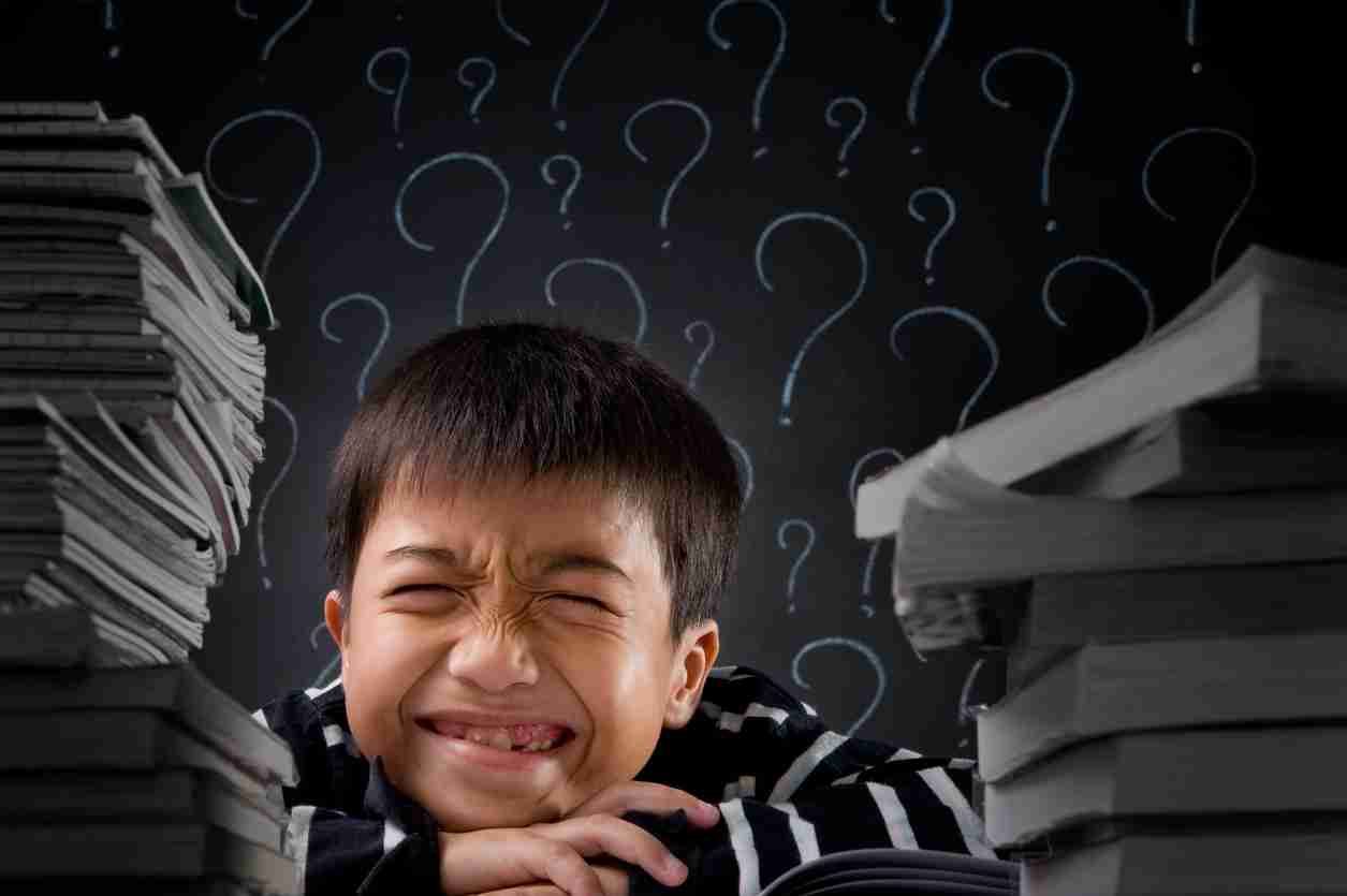 勉強が大嫌いな子供