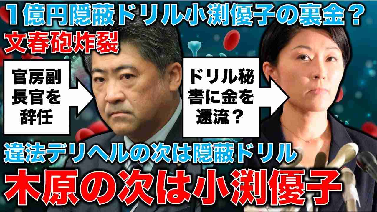 文春砲炸裂！1億円隠蔽のドリル小渕優子が入り、違法本番デリヘルの木原官房副長官は辞任へ。岸田内閣改造だがこれでは支持率は上がらない。安冨歩東大教授。一月万冊 - YouTube