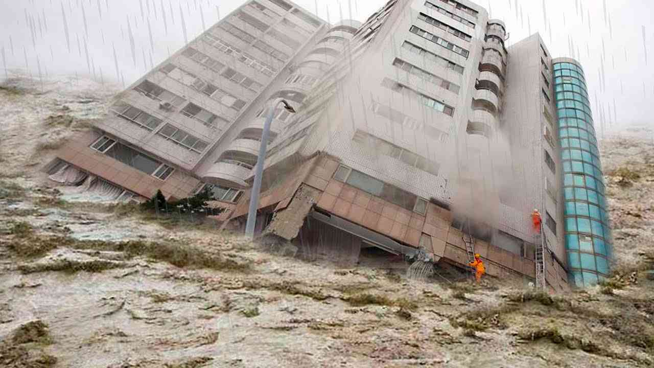 Half of Hong Kong is underwater! The worst flood in history in China after Typhoon Haikui - YouTube