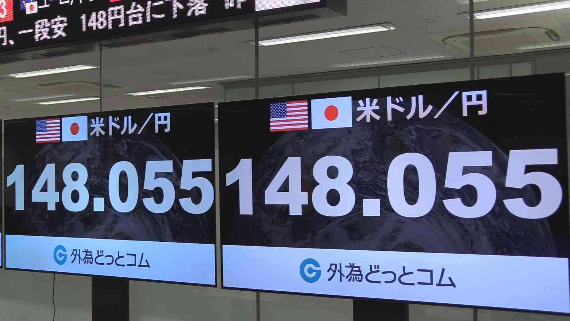 【速報】1ドル＝148円台　約10か月ぶり円安水準（TBS NEWS DIG Powered by JNN） - Yahoo!ニュース