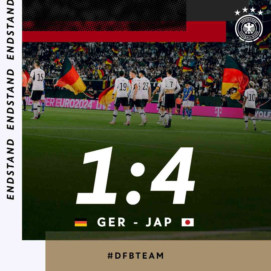 【サッカー】日本に惨敗ドイツ公式の国名表記に日本人ファン反応 「JPNがJAPになってる」「配慮足りないな」