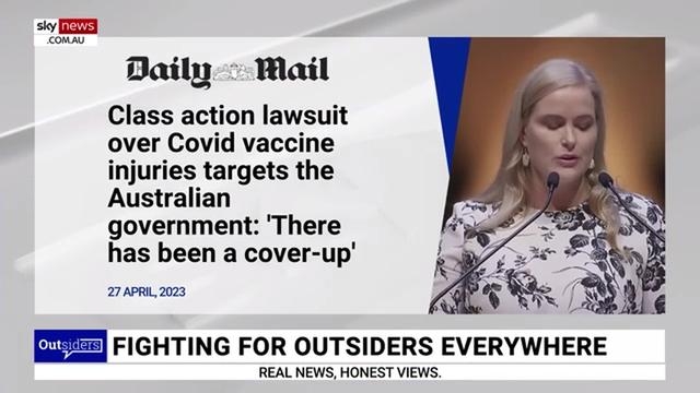 Australia suing COVID vaccine April 2023