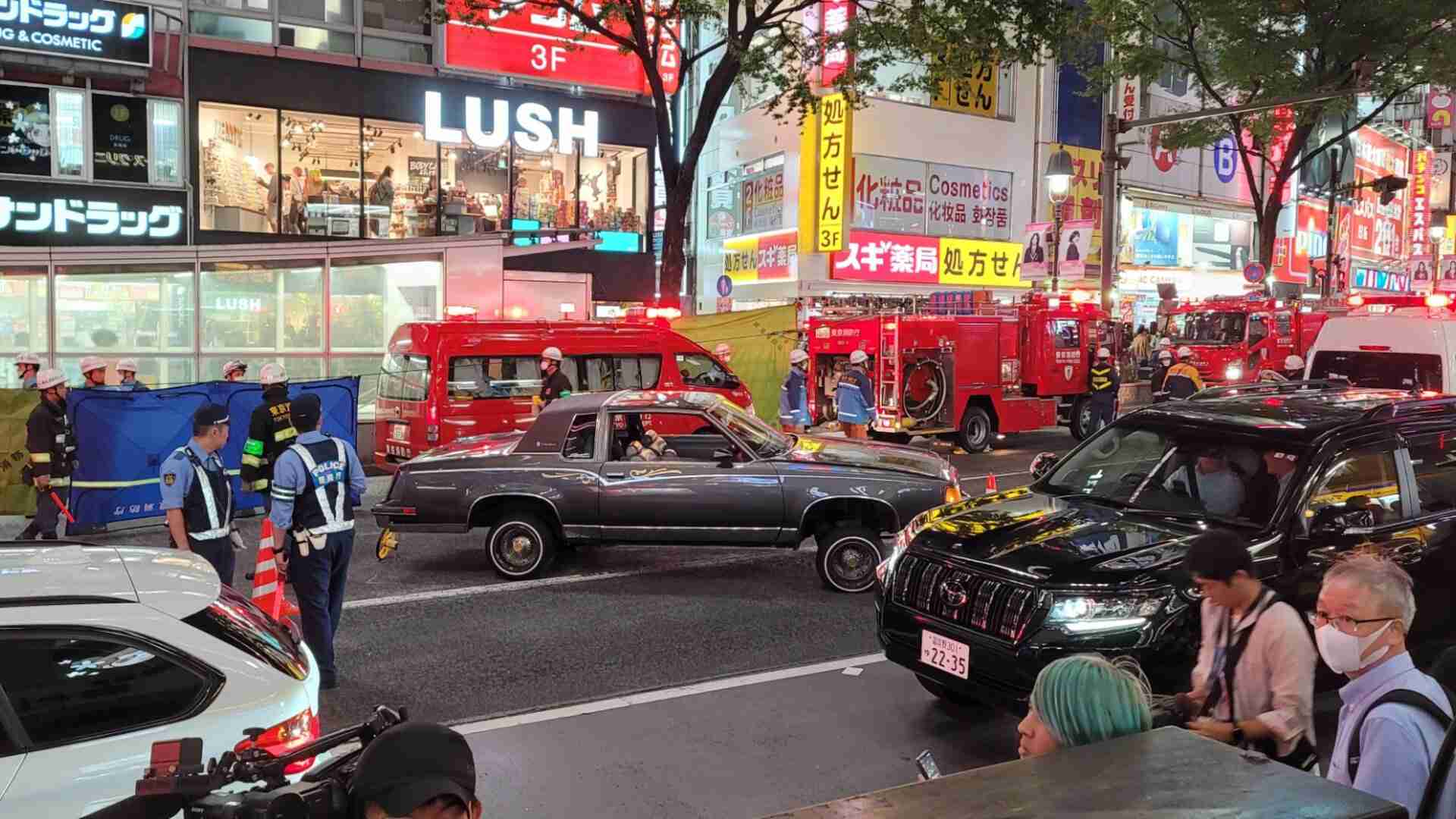 【速報】渋谷スクランブル交差点付近で車が雑踏に突っ込む 8人けが重傷者なし ハンドル操作ミスか 運転手を過失運転傷害で逮捕 | TBS NEWS DIG