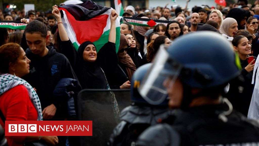 フランス、親パレスチナのデモを禁止　反ユダヤ主義を懸念 - BBCニュース