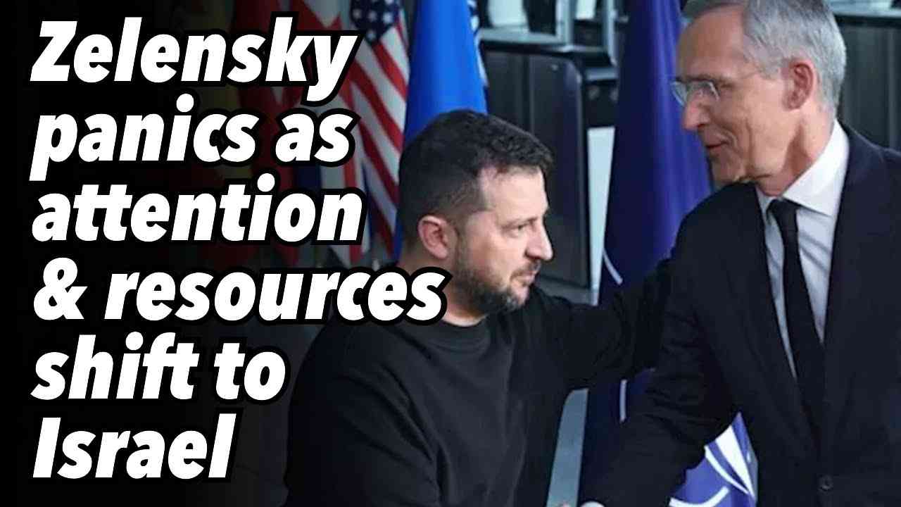 Zelensky panics as attention and resources shift to Israel - YouTube