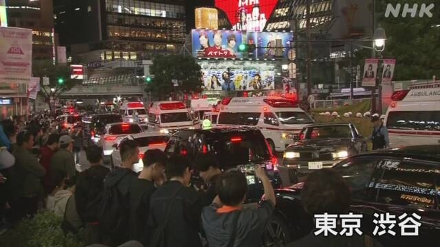 東京 渋谷のスクランブル交差点近く 人の列に車突っ込む 運転手逮捕 | NHK | 事故