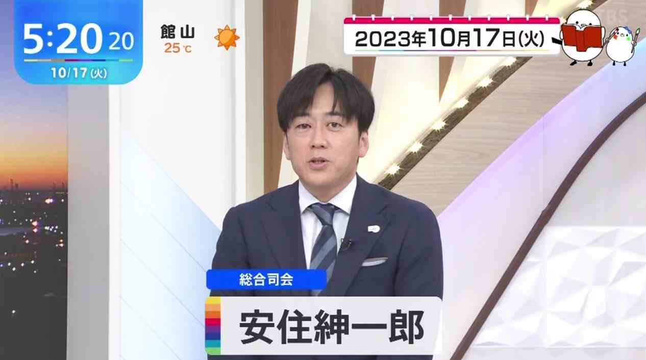 安住紳一郎アナの目に異変…ネット上でも視聴者から心配の声 「どうした」「大丈夫かな」「心配」