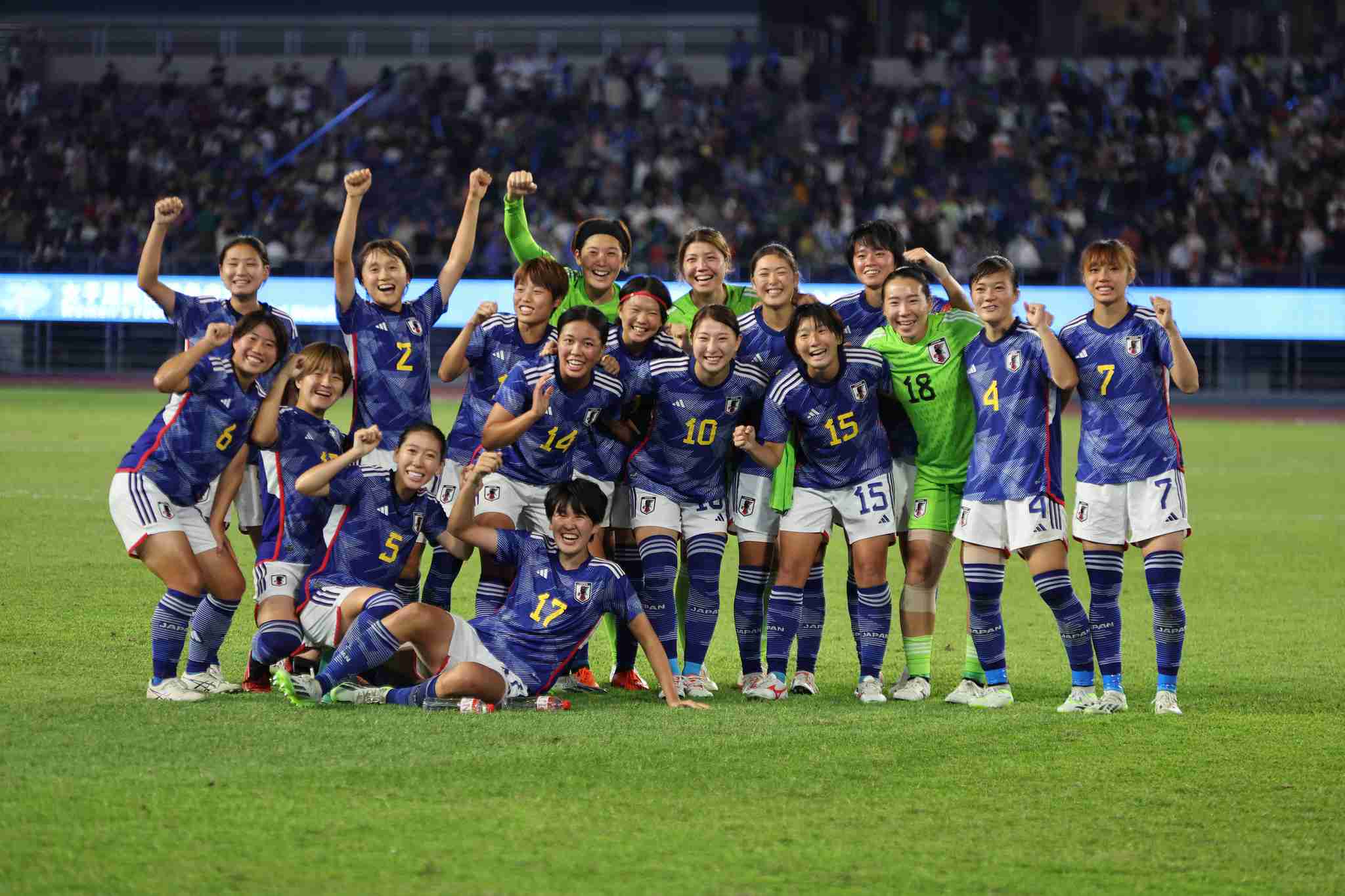【サッカー】アジア大会　日本女子代表が北朝鮮撃破で史上初連覇達成！　後半怒とうのゴールラッシュ　北朝鮮ラフ気味プレーに苦しむも凌ぎきる