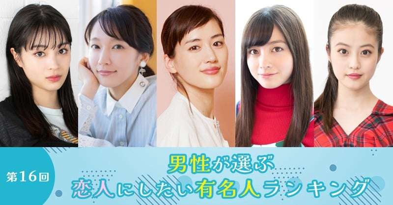 第16回　男性が選ぶ恋人にしたい有名人ランキング | ORICON NEWS