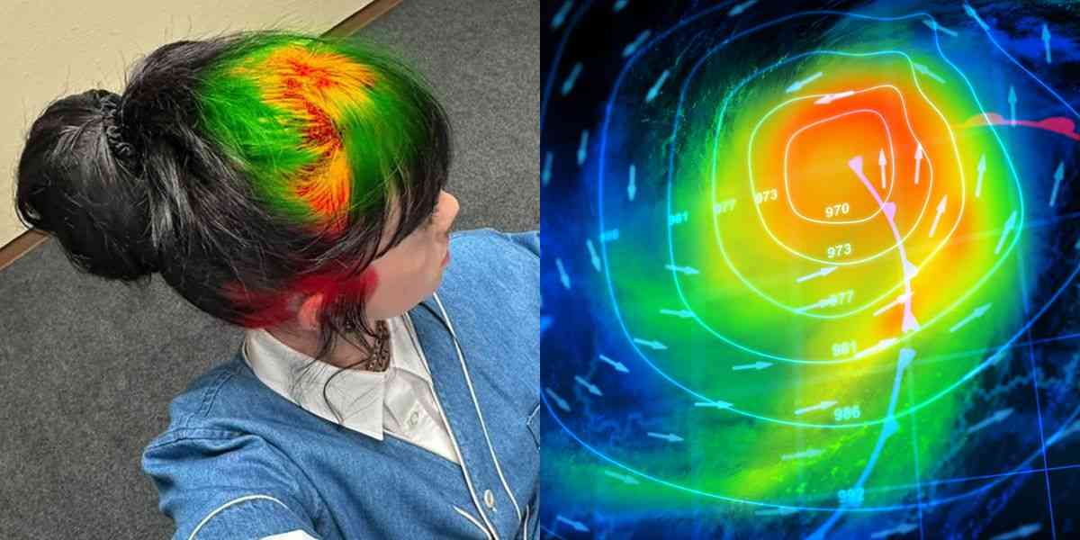 まるで天気予報図！？　ビリー・アイリッシュの新ヘアカラーをめぐり「おしゃれ」「迷走しすぎ」とSNSで賛否両論