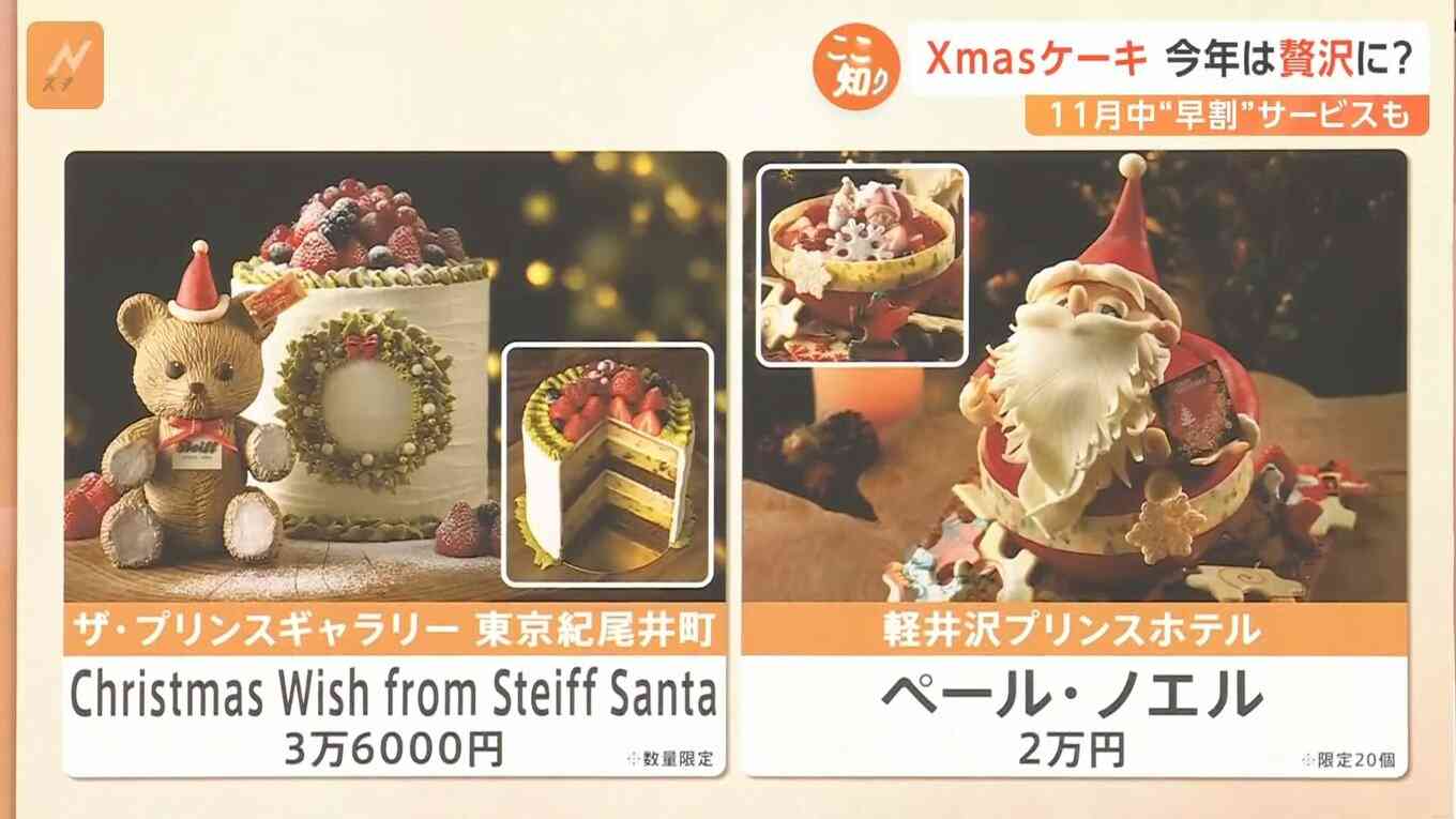 今年のクリスマスケーキは「節約を意識しない」が7割以上　早々に高額ケーキが完売