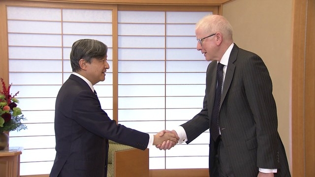 天皇陛下、御所でイギリスの最高裁判所長官と懇談（日テレNEWS NNN） - Yahoo!ニュース